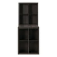 thumbnail image 3 of 48" Desk and Dual Bookcase in Wood  Mocha Finish KD, 3 of 8