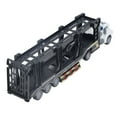 thumbnail image 2 of 1:48 Pull Back Container Truck Toy Semi Trailer Heavy Truck ABS Transport Truck Toy With Openable Rear Door For Kids, 2 of 21