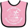 thumbnail image 3 of Inktastic Vacation Time in South Padre Island Boys or Girls Baby Bib, 3 of 4
