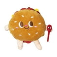 thumbnail image 2 of Juguete con hierba gatera para gatos domésticos, juguete de peluche, entrenamiento para gatos domésticos, accesorios para masticar gatitos resistentes Hamburguesa, 2 of 8