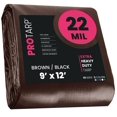 thumbnail image 1 of PROTARP Cubierta de lona extremadamente resistente de 22 mil, impermeable, resistente a los rayos UV, lona de polietileno a prueba de desgarros y desgarros con bordes reforzados para techo, camping, p, 1 of 5