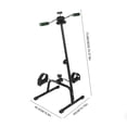 thumbnail image 2 of Zepkd Elderly Exercise Bike Metal Home Fitness Equipment with Adjustable Tension & Height Portable Pedal Exerciser for Arm Leg Rehabilitation 220lbs Load Black, 2 of 10
