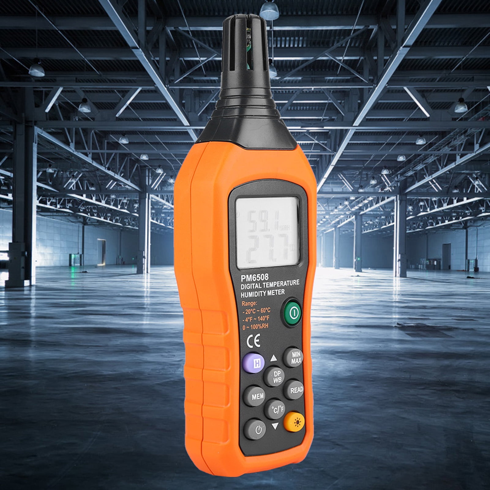 Digital Temperature Meter, Wide Application Humidity Meters LCD Display Handheld  For Measuring