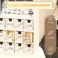 thumbnail image 3 of Advent Calendar 24 Days Foldable Wooden Christmas Countdown, 3 of 9