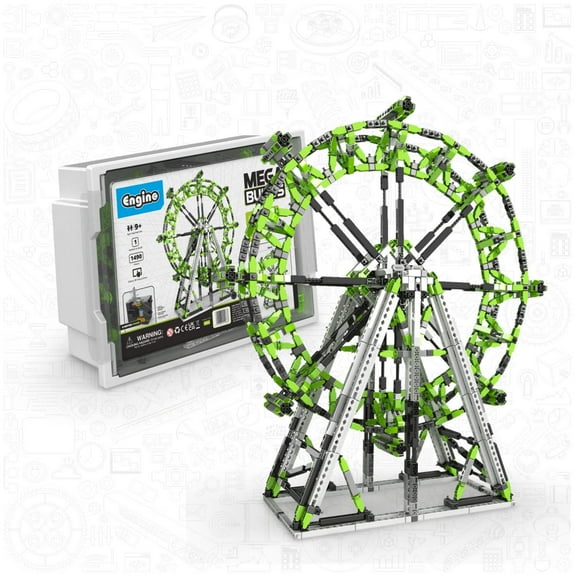 Engino- MEGA Builds: London Eye Construction Toy for Kids 9 