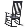 thumbnail image 6 of SAFAVIEH Shasta Outdoor Patio Traditional Rocking Chair, Black, 6 of 11