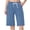 Foggy_Blue, variant on SPECIALMAGIC Cotton Sweat Shorts with Pockets for Women 10" Athletic Lounge Sports Workout Bermuda Knee Shorts