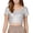Silver, variant on Sexy Sparkling Sequins Backless Crop Top Multicolor T Shirt Women’s Linen Button-Down Shirts for Summer Black XL