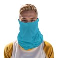 thumbnail image 4 of Ofertas Únicas 1 Pc Bufanda Facial Multifuncional Máscara Facial para Ciclismo al Aire Libre Azul Claro, 4 of 6