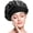 Black, variant on 3 Pack Satin Bonnet, Hair Bonnet for Sleeping, Night Hair Sleeping Caps with Wide Elastic Band, Silk Bonnet is Suitable for Long and Curly Hair ( Red, Black,Pink)