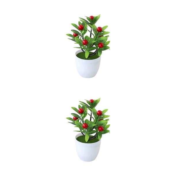 Plantas artificiales en macetas Yuarrent bajo costo de Mantenimiento multicolor