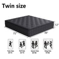 thumbnail image 4 of Tryagat 12” Twin Hybrid Mattress in a Box, Medium Firm Twin Size Mattresses, Cooling Gel Memory Foam Mattress with Individually Wrapped Pocket Coils, Pressure Relief, 4 of 9