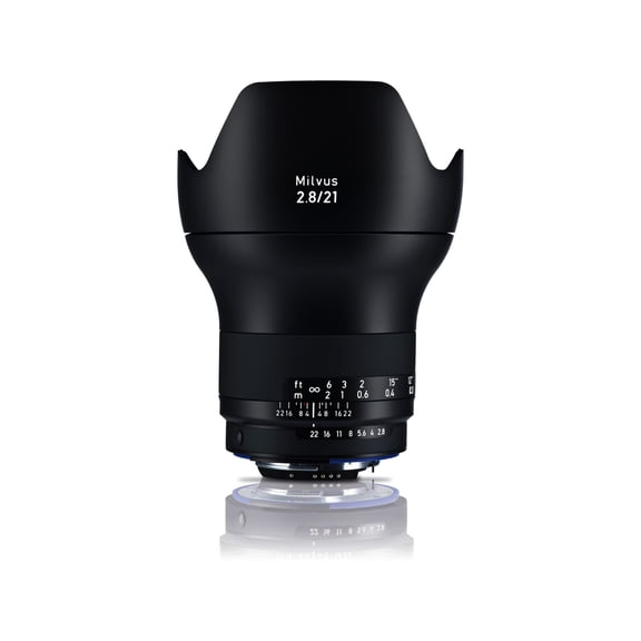 Zeiss Milvus 21mm f/2.8 ZF.2 Lens for Nikon F