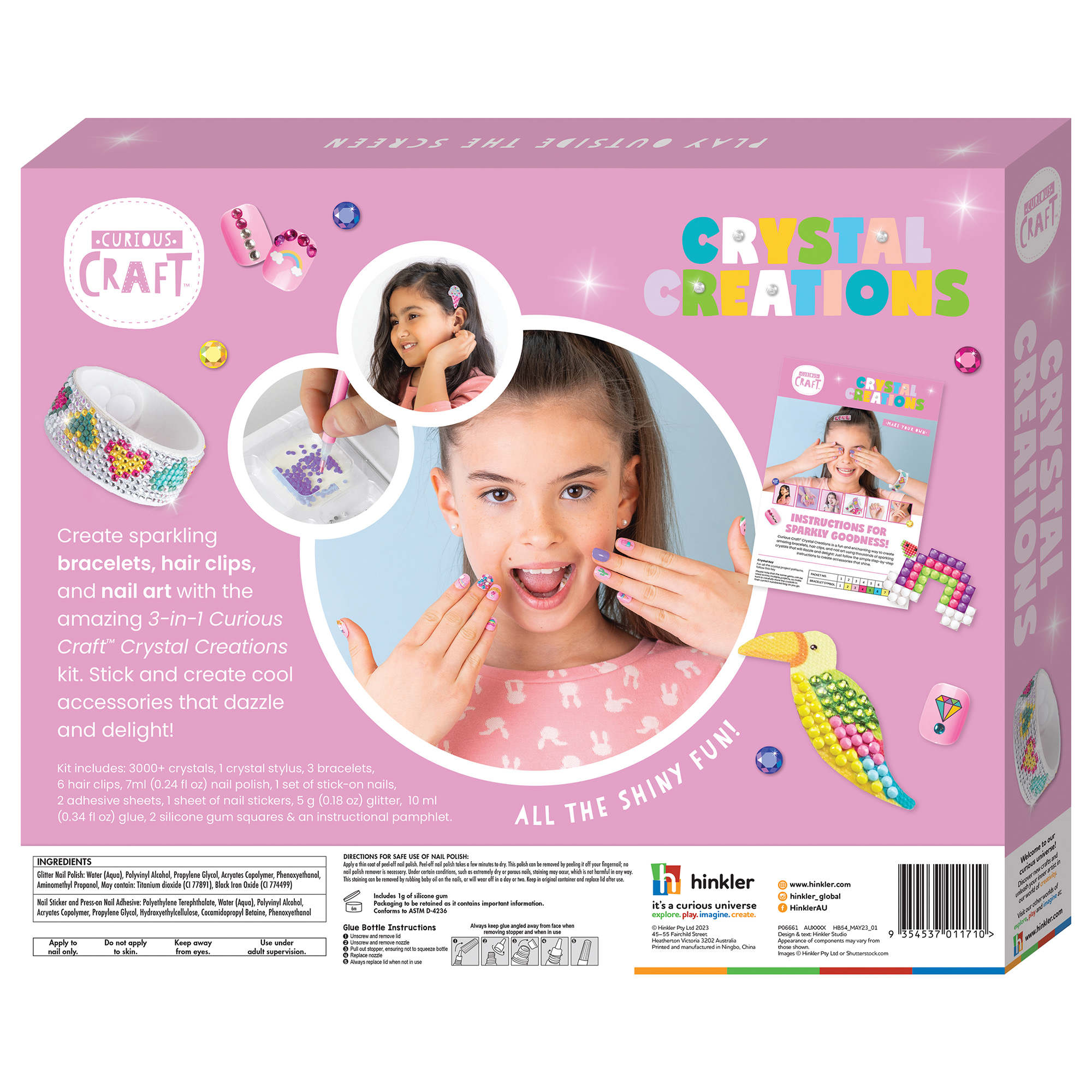 K-craft ネジングルアー 6色セット Curious Craft: Make Your Own Crystal Creations - Kids