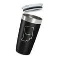 thumbnail image 3 of Indiana Tumbler Home State Travel Mug Insulated Laser Engraved Map Coffee Cup 20 oz Black, 3 of 5