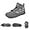 Grey, variant on Kids Snow Boots Girls Toddler Winter Shoes Girls Barefoot Stylish Five Toe Cotton Shoes with Plush Lining High Top Hiking Boots for Girls Winter Barefoot Shoes for Toddler Boys