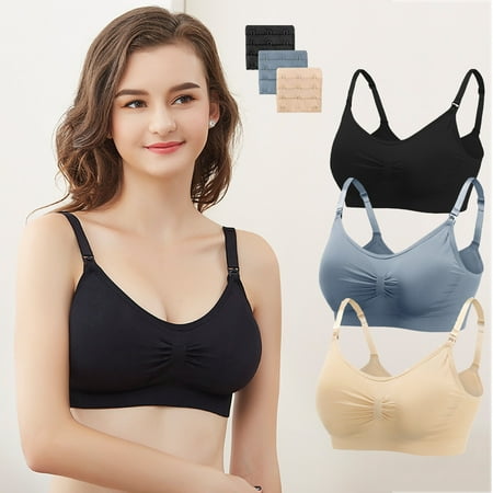 

Pxiakgy lingerie for women 3PC Sports Bra-Padded Seamless High Impact Support For Yoga Workout Fitness M + M