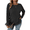 Black, variant on NISVIYA Womens Plus Size Tops Comfy Long Sleeve Elegant Loose Fit Crewneck Trendy Color Block Pullover Shirts