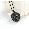thumbnail image 3 of Lion Head / Tiger Head Cremation Urn Necklace for Ashes for Men Memorial Ashes Holder Keepsake Pendant Stainless Steel Mens Ashes Keepsake Memorial Jewelry, 3 of 7