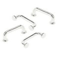 thumbnail image 2 of serony 1:12 Mini Pulls Dollhouse Arch Shape for Gate Closet Small 8Pcs Silver, 2 of 9