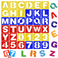 thumbnail image 1 of 36 Pieces Letter Numbers Stencil Set, Reusable Letter Numbers Sign Stencils Alphabet Stencil For Wooden Signs Painting Diy And Crafts, 1 of 7