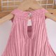 thumbnail image 5 of Odeerbi 8-12 Años Niñas Conjuntos de Verano Algodón Tops Halter Pantalones Pata Ancha Conjunto de Dos Piezas Cuello Sin Mangas Top Pantalones Conjunto, 5 of 6