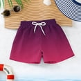 thumbnail image 5 of Bovxnpu Boys Swim Trunks Athletic Beach Shorts Solid Boys Swim Trunks Pockets for Beach Vacation and Surfing Shorts, 5 of 9