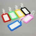 thumbnail image 2 of 10 Travel Luggage Bag Tag Plastic Suitcase Baggage Office Name Address ID Label, 2 of 11