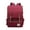 16''Wine, variant on MUSOIE Vintage Canvas Backpack for Men Women Rucksack Laptop Large Retro Flap Daypack for Travel