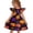 Purple, variant on Girls Summer Dress Halloween Ghost Pumpkin Flutter Sleeve Swing Dress Casual Halloween Outfit for Kids Ages 6–14