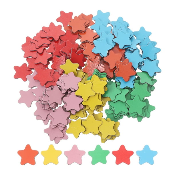 240 imanes de pizarra con forma de estrella, decorativos para nevera, pegatinas magnéticas creativas