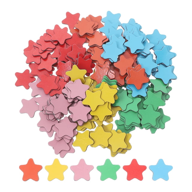 240 imanes de pizarra con forma de estrella, decorativos para nevera, pegatinas magnéticas creativas