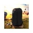 thumbnail image 4 of Black Waterproof Sleeping Bag Compression Stuff Sack Bag Light Camping Bags, 4 of 7