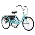 thumbnail image 2 of Adult Tricycle, 3 Wheel Bikes Tricycle for Adults, 7 Speed, 24/26 Inch, Adult Trike for Women/Men/Seniors, Three Wheel Cruiser Bike w/Rear Basket for Shopping/Recreation/Picnic, 2 of 5
