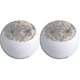 thumbnail image 1 of 4 piezas de patas redondas de madera blanca para muebles de 2 pulgadas de alto, reemplazo de madera maciza, 1 of 4