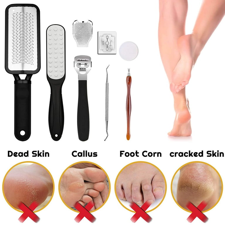 Foot File Heel Scraper Pedicure Callus Cuticle Hard Cracked Dead Skin  Remover