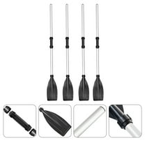 MLINS  2 Pairs Detachable Boat Kayak Oar Aluminum Alloy Paddle Practical