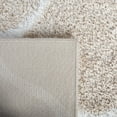 thumbnail image 6 of SAFAVIEH Tahoe Thelma Quatrefoil Shag Area Rug, 6'7" x 8'7", Beige/White, 6 of 8