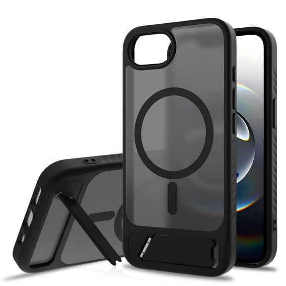 Case For Iphone 16/16 Plus/16 Pro/16 Pro Max, Magnetic Stand Case Military Grade Drop Protection Shockproof Cover