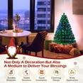 thumbnail image 4 of Gymax 5Ft Pre-lit Optical Fiber Christmas Tree w/ Colorful LED Lights Stand, 4 of 10