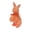 Orange, variant on Cute Multi-Expression Easter Bunny Ornament, Flocked Simulation Rabbit Figurine, Decor for Home Garden Patio Lawn Window Sill Outdoor Spring Decor