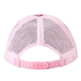 thumbnail image 3 of TOPTIE 5 Panel Baseball Cap Low Profile Vintage Washed Cotton Two Tone Sun Hat-Light Pink, 3 of 6