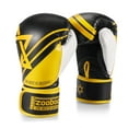 thumbnail image 1 of 10 oz Boxing Gloves for Men, Youth, and Women, Yellow Boxing Gloves Punching Bag Gloves 10oz Ounce for KickBoxing, MMA, Muay Thai, Training, Sparing, Bagwork with Wrist Wrap, 1 of 7