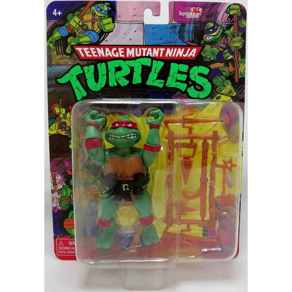 Teenage Mutant Ninja Turtles Figurine 5 Pouces Classique Rétro Rotocast 2022 Vague 1 - Raphael