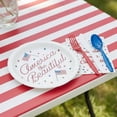thumbnail image 2 of Red/White/Blue America the Beautiful Disposable Paper Plates, 7", 8 Count, Patriotic by Way To Celebrate, 2 of 4