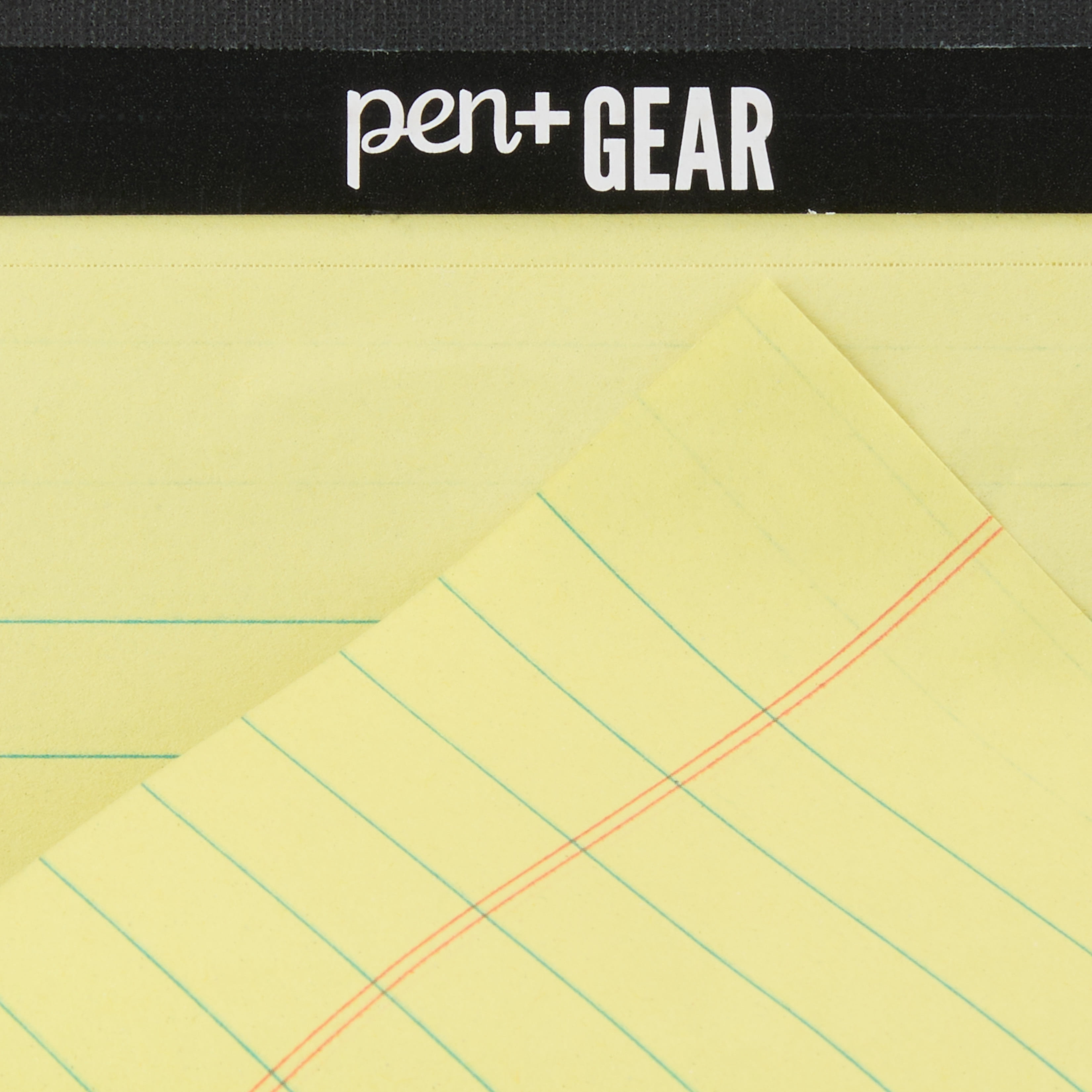 Pen+Gear Wide Ruled Junior Legal Pads, 5"x8", Canary Paper, 50 Sheets Each, 12 Pack