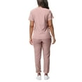 thumbnail image 5 of Garbnen Scrubs for Women Set Stretch V-Neck Short Sleeve Medical Scrub Tops and Pants Nurse Uniforms Women's Workwear Set with Pockets, 5 of 6