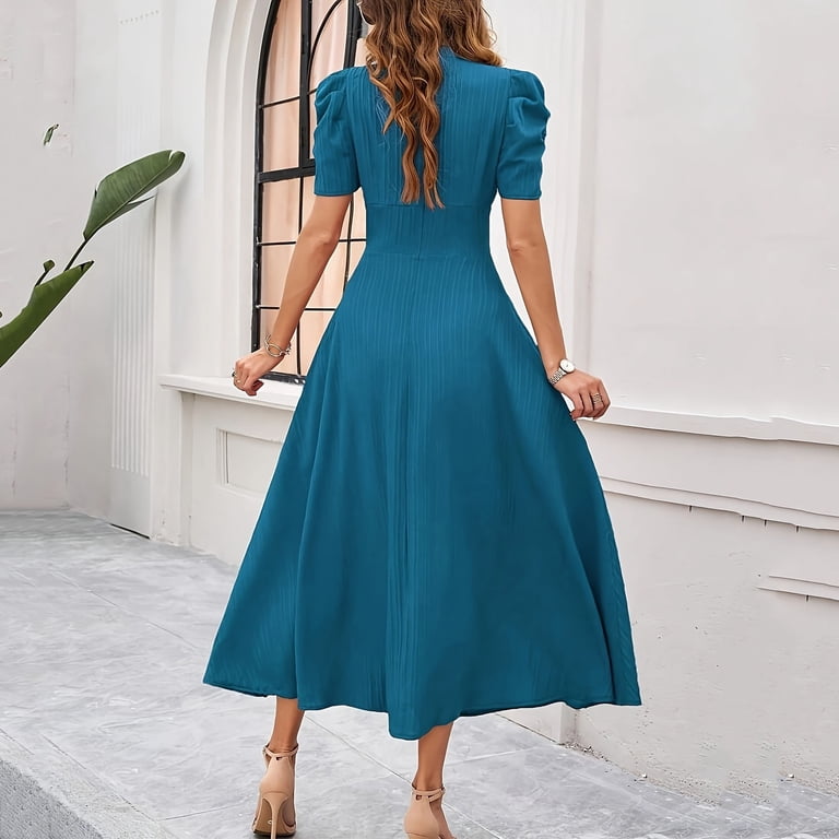 midi summer dress formal Light Rose Midi Length Dress, Wedding Guest Dress, Mother of the Bride Dress, Cocktail Dress, Bridesmaid Dress, Summer Dress