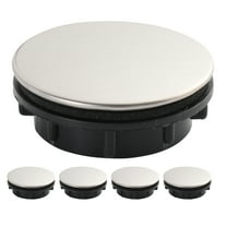 GOOHOCHY 5pcs Kitchen Sink Hole Cover Sink Hole Cover Plate Stopper Blanking Metal Soap Dispenser Cover Caps for Kitchen Sink