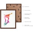 thumbnail image 2 of Hieng 3Piece Sports Poster Soccer Print Silhouette & Athlete Art Soccer Player Watercolor & Physical Education Colorful Gym or Office UNFRAMED Wall Decor, 2 of 6